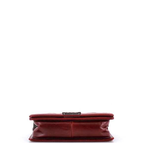 Chanel Boy Flap Bag Quilted Caviar Old #184126C29B - Picture 6 of 9